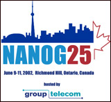 T-shirt for NANOG25