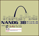 T-shirt for NANOG38
